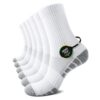 Chaussettes TUHAW homme femme en coton éponge - lot de 6 pour tennis course trekking golf - OECD-TEX STANDARD 100