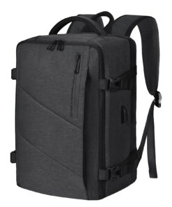 Leyrica Bagage à Main Ryanair 40x20x25 cm Sac à Dos Multi-Usage pour École, Travail, Week-end – Valise Cabine (Gris)