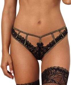 Axami String Sexy pour Femmes lors des Soirées Élégantes Design Érotique et Comfortable V-10108