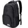 YAMTION Sac à dos hommes et femmes 17,3 pouces, sac d'école pour adolescents lycéens collège université, sac ordinateur