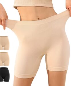 YouShow Lot de 3 Shorty Femme en Douceur pour Usage Jour et Nuitavec Style et Sécurité SANS Couture