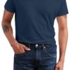 Levi's Original Housemark V-Neck T-Shirt Homme Blanc 100% Cotton Taille M,mid-size,large Chiffre d'.BigInteger