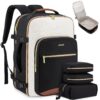 LOVEVOOK Sac à Dos Voyage pour Femme Homme - Étanche, Bagages Valise Easyjet Ryanair, Travail École