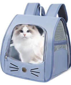 Sac à dos respirant pliant pour animaux de compagnie - idéal pour voyage et promenade | Fenêtre filet | Pratique et conf