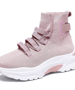 EXSADER Chaussures de marche pour femme respirant léger athlétiqueComfortable plateforme gym