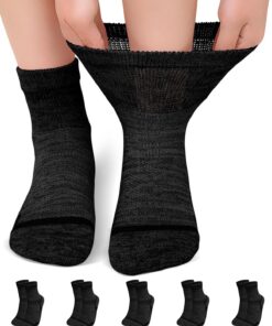 Chaussettes Diabétiques Bambou ZFSOCK Homme Femme Sans Elastique Extra Large Non Comprimantes OEKO-TEX STANDARD 100