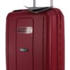 Valise rigide Metzelder Clicker rouge petite 38L voyage comfortable