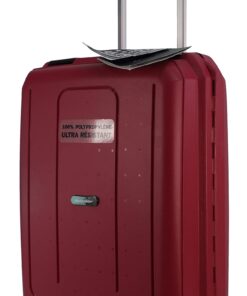 Valise rigide Metzelder Clicker rouge petite 38L voyage comfortable