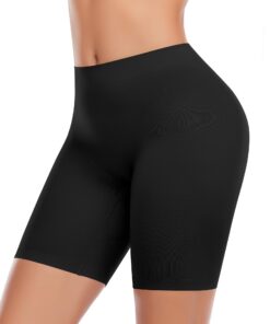 YARRCO Shorty Anti Frottement Cuisse Femme sous Jupe Invisible Legging Court sans Couture Cycliste Culotte Boxer Short M