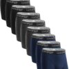 Premium Boxer Lowbangge Homme Coton Lot de 9 Coupes Confortable Technologie d'Ajustement Parfait OEKO-TEX STANDARD 100