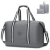 SPAHER Sac de Voyage Cabine Avion Pliable Imperméable pour Femme Homme Noir