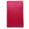 Porte-Papiers Voiture Charmoni - Cuir Framboise 15,5x10cm (Carte Grise,_permis,assurance)