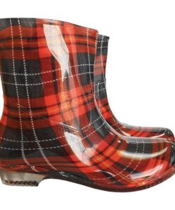 Réis Grensho Chaussures en PVC pour Enfants en intérieur et en extérieur avec doublure en coton, confortable et résistan