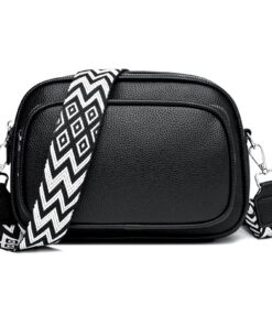 GUDIDBAG Sacs Bandoulière Femme Cuir Modernes Sangle Réglable et Amovible