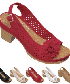 Tongs d'été en caoutchouc imperméables pour femme - Sandales à lanières argentées - Chaussures d'été pour femme - Taille