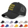 Reuhen Casquette de Baseball Personnalisée avec Broderie Texte, Logo et Photo, Réglable, Cadeau de Noël pour Famille et
