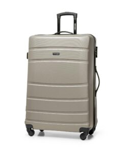 Valise de voyage WITTCHEN cabine ABS 4 roulettes pivotantes serrure combinatoire poignée télescopique globe line