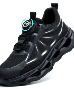Chaussures de Sécurité RASEARY Légères pour Hommes et Femmes - Antidérapantes, Respirantes et Embout en Acier | Chaussur