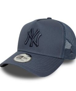 New Era Casquette MLB New York Yankees 9Forty Trucker Bleu foncé pour adulte