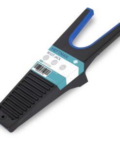 Tire Botte Boot Jack en Plastique Robuste Noir/Bleu - Enleve Botte - Bottes en Caoutchouc