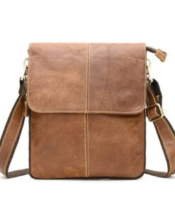Sacs bandoulière FANDARE rétro extensible pour homme travail et voyage - Sac d'épaule multifonctionnel en cuir pour télé