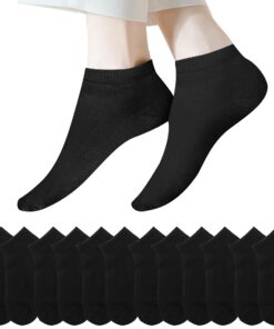 Lakpoau Chaussettes Basses Homme Femme lot de 12 Paires Socquette Sport Coton OEKO-TEX STANDARD 100 Lakpoau Chaussette