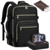LOVEVOOK Bagage à main Sac à dos avion Imperméable pour homme et femme Voyage Ryanair Easyjet 45 x 36 x 20 cm Sac à dos