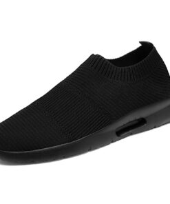 Oltyutc Baskets Femme Slip-on Respirantes en Maille Légeres Chaussures de Sport Confortables pour Fitness et Vie Daily M
