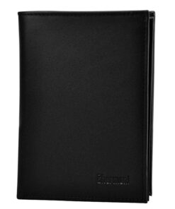 Charmoni Grand Classique Portefeuille en Cuir Protection RFID Homme Noir