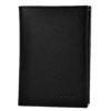 Charmoni Grand Classique Portefeuille en Cuir Protection RFID Blocage Noir 5612 Lisse Homme