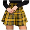 duxyoz Mini Jupe Tartan Écossaise Grande Taille - Élégant Uniforme Scolaire - Parfaite Pour Cosplay, Fête, Club - Tendan
