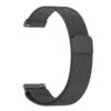 bracelet de montre métal pour homme et femme noir 22mm avec aimant