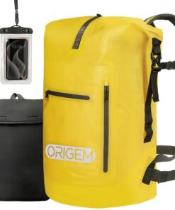Origine Étanche Sac à Dosavec Panneau Dorsal Rembourré 35L/55L/85L, Idéal pour Le Kayak et la Pêche