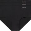 Calvin Klein Hipsters Femme Longues sans Coutures Lot de 3 pour Femme confortable