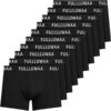 Fullluwaa Boxer Homme Coton OEKO-TEX STANDARD 100 Lot de 12
