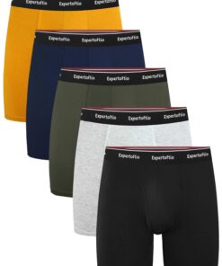 Caleçons Hommes Boxers Lot en Bambou Respirants pour Hommes avec Ouverture Frontale