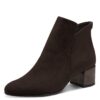 Boots Tamaris Femme Heel 1-25354-43 Bottine Élégantes pour Femmes Mode Été Automne Noir