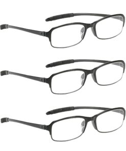 NRDIK PROFLEX lunettes de lecture lighteweight antichoc unisexe +1,0, +1,5, +2,0, +2,5, +3,0, +3,5 souple flexible antid