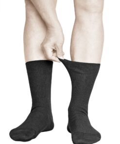 Chausses vitsocks pour homme non comprimantes, 3 paires, coton fin et léger, bord souple