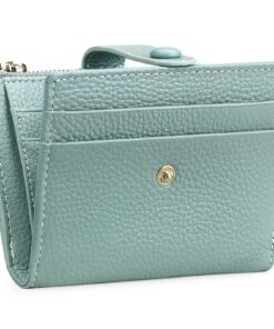 Portefeuille FALAN MULE Femme Cuiravec RFID Bloqueur de Cartes Slim Portefeuille Cartes Bancaires Femmes