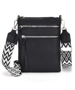 Vezluax Sac Bandoulière Femme Cuir Slim Poche Téléphone Élégant Voyage Tendance Cadeau