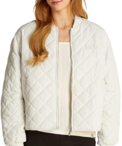 Calvin Klein Blouson Bomber Femme Quilted Jacket Léger - Chaude et Chic pour l'Hiver | Taille EU 38