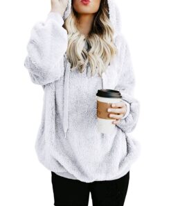 WZYYDS Veste Polaire Femme Hiver Chaude Chic Sweat Zippé A La Mode