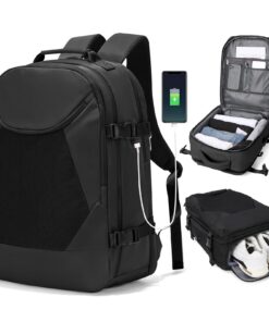 Sac à Dos Voyage Ryanair Wizz air Easyjet pour Femme Homme avec Compartiment Chaussures Bagage Cabine Sous Vide Pompe 40