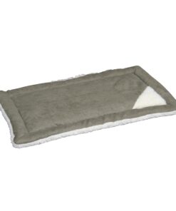Kerbl Cleo Coussin pour Chien Populaire en Gris, Grand Size 74x43x4cm, Idéal pour le Repos et le Sommeil, Convient pour