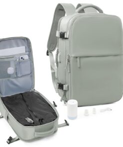 Sac à Dos Sous Vide Voyage avec Pompe pour Bagage Cabine 45x36x20 Homme/Femme Ver FedEx Compression Cous Vide Sacs Ordin