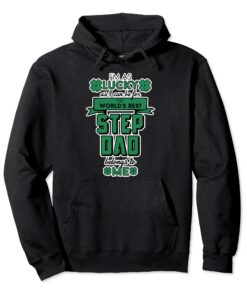 Meilleur beau-père du monde Step Father T-Shirts & Gifts Lucky Step Son Sweat à Capuche