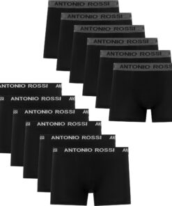ANTONIO ROSSI Boxers ajustés pour hommes - Élastiques et confortables avec ceinture élastique - Pour tous les hommes - C