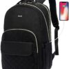 Sac à Dos pour Ordinateur Portable Femme 15,6 Pouces Travail Bureau | Sac à Dos Scolaire Filles Adolescents Étude Univer