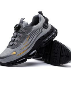 Chaussures de Sécurité HommyFine Homme Antidérapantes Protection Embout Acier SRC Confortables Baskets de Travail